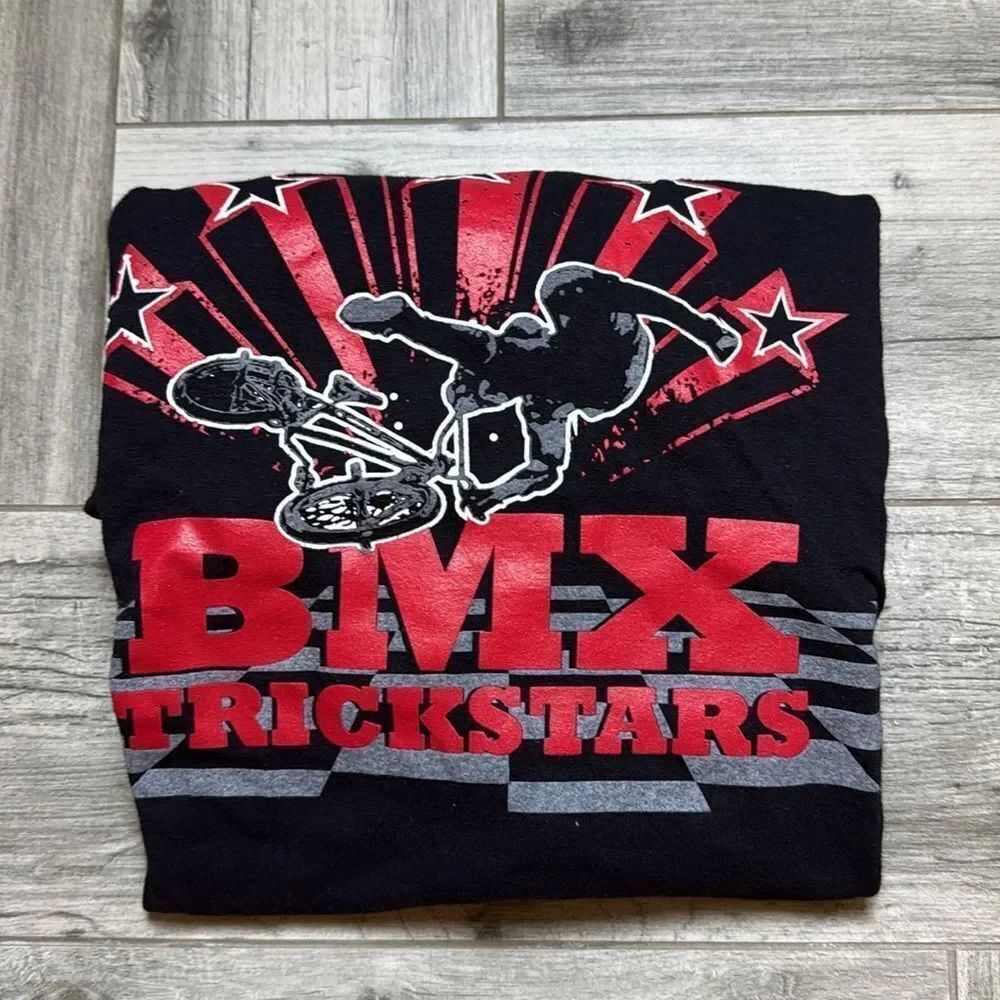 Gildan Mens Black Heavy CottonRMX Trickstars T ShirtRMX Trickstars T ShirtRMX Tr